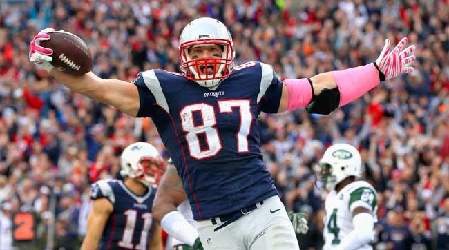 Gronk sits down with the media