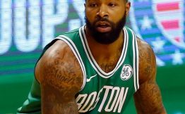 Marcus Morris at Celtics Media Day